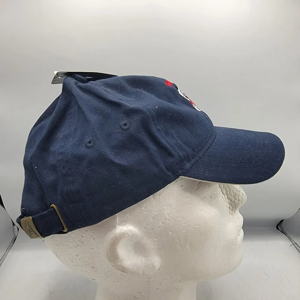 Antigua Brushed Twill Toshiba Classic Adults Navy Blue Hat Cap Golf Outdoors